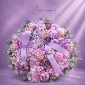 Lavender Dream 73 букет из пионов, гортензии и роз в Ташкенте Prime Flowers