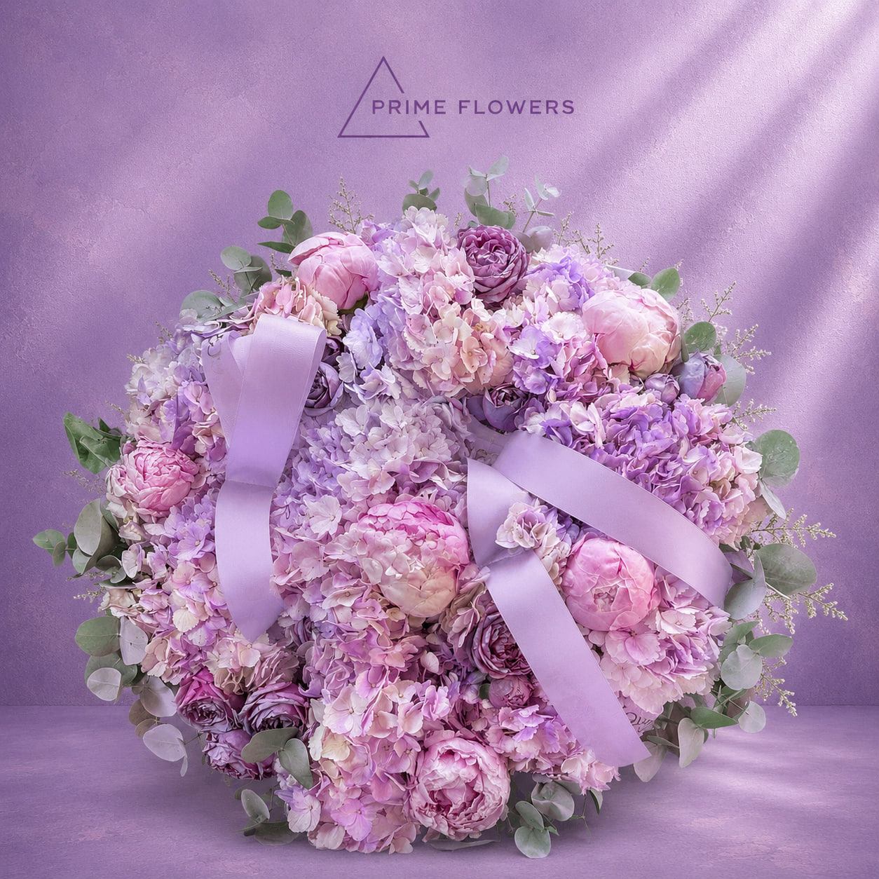Lavender Dream 73 букет из пионов, гортензии и роз в Ташкенте Prime Flowers